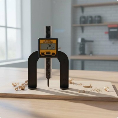 Digital Depth Caliper Reset to Baseline Adjustment to Reset to Baseline Digital