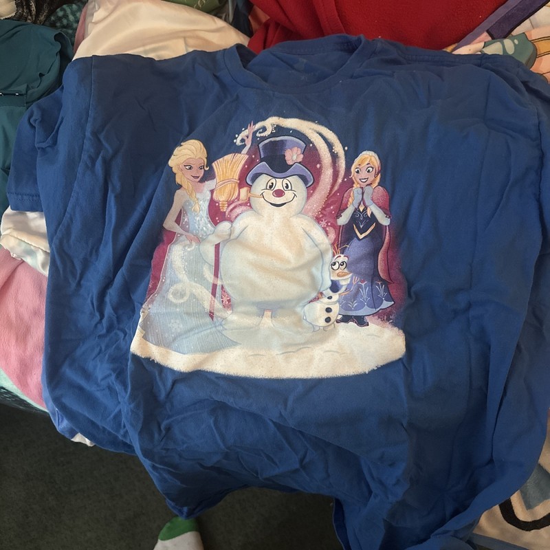 Frosty The Snowman With Anna And Elsa Size XL