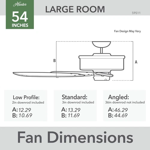 Casablanca 54" Ceiling Fan - Remote Control, Brushed Nickel, 5 Blades, No Light - Picture 3 of 8