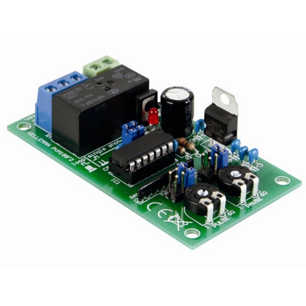 Whadda 1S - 60H Timer Impulso-Pausa, Scheda + Kit Di Sviluppo - Immagine 2