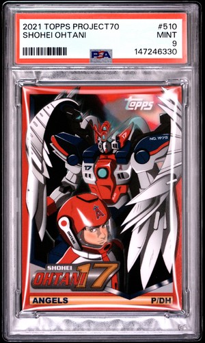 2021 TOPPS PROJECT70 #510 SHOHEI OHTANI PSA 9