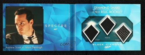 2025 James Bond Black Diamond Shard 3-teiliges Reliktheft Andrew Scott als C
