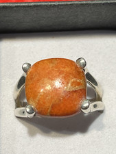 Vintage Barse Sterling Silver 925 Square Oran...