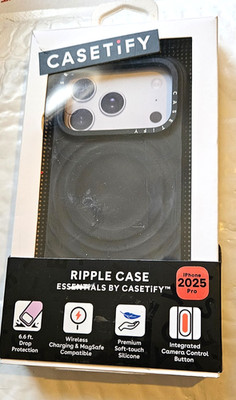 CASETiFY Ripple Case w/ Magsafe iPhone 17 Pro - Black | eBay
