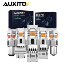 Auxito 7443 7440 1156 3157 Led Turn Signal Light Bulbs Super Bright Amber Yellow
