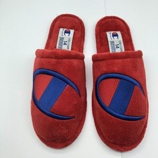 Champion Sleepover Slippers Red Men Size 14 Soft Comfy