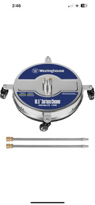 #ad Westinghouse 16.5” Pressure Washer Surface Cleaner Attachment Stainless Steel $95.44