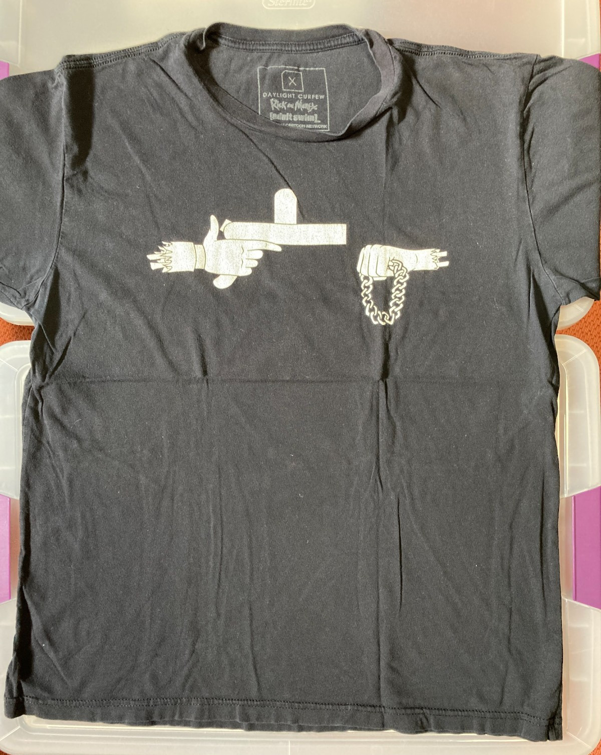 RUN THE JEWELS - RICK & MORTY - OFFICIAL T-Shirt L Daylight Curfew 2017