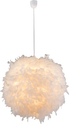 GLOBO KATUNGA Hängeleuchte Kunststoff weiß, 1x E27, 130 cm, rund, Design-Stil, I
