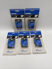 BROTHER TAPE CASSETTE P-TOUCH TC-20Z1 Black On White BRAND NEW SEALED 9MM 3/8IN