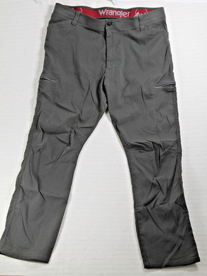 Wrangler ATG Pants Men s 40x32 Brown Outdoor All Terrain Cargo Hiking Workwear