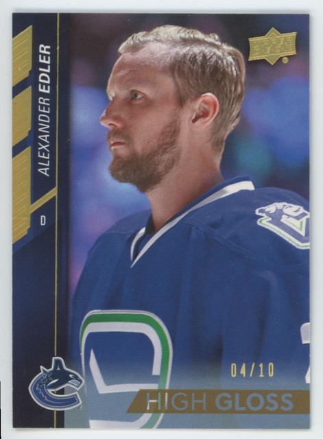 2015-16 Upper Deck UD High Gloss 04/10 Alexander Edler  Vancouver Canucks #433