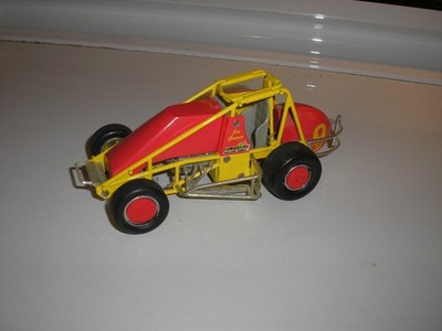 Custom RC 1/24 Joe Gaerte #9 Outlaw Dirt Sprint Car FOR PARTS RESTORE Free SHIP