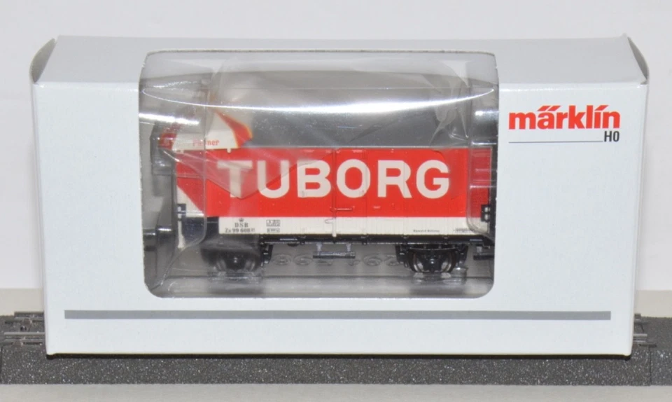 Marklin 48777-02 DSB Danish RR Tuborg Beer Freight Car HO Scale - Image 4 of 4