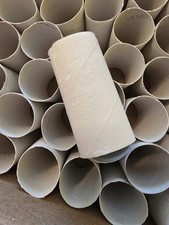 Lot of 54 Clean Empty Toilet Paper Rolls, Cardboard Craft Tubes Eco-Friendly