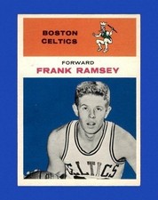 Ex.Mt.+++++ to Nr.Mt. 1961 Frank Ramsey Fleer Basketball Card #35/Boston Celtics