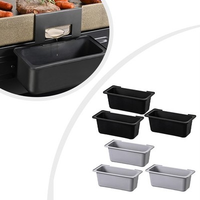 Fettwanne Set für Grill 3er Pack für optimales Fettmanagement