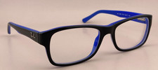 Ray Ban Eyeglasses Frame RB 5268 5179 Rectangle Black Blue 52-17-135 FRAMES ONLY