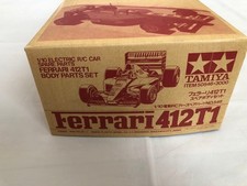 Carrozzeria di ricambio Tamiya RC F1 Ferrari 412T1 1/10 mai usata rara fuori ...