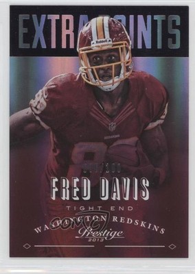 2013 Panini Prestige Extra Points Purple 6/100 Fred Davis #198 1d4
