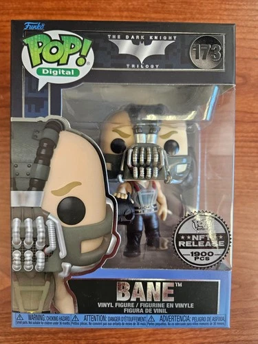 Funko Pop! Digital Batman The Dark Knight Trilogy Bane #173 LE 1900 w Hard Case