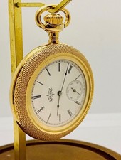 1893 Elgin 6S 7J Grade 117 Display Clear Back Pocket Watch