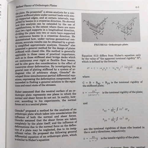 ORTHOTROPIC BRIDGES THEORY AND DESIGN SECOND EDITION Vintage Engineering Book - Picture 17 of 19