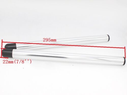 Tubo de manillar de repuesto con clip de 7/8" Fitk Tube 22 mm para la mayoría de las motocicletas negro - Imagen 5 de 7