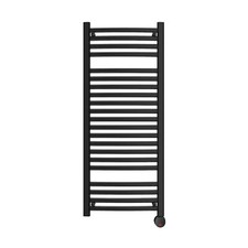 Mr Steam Broadway 20 in. Wall-Mounted Towel Warmer in Matte Black