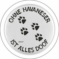 Adrileo FlaschenöFfner - Ohne Havaneser Ist Alles Doof - Hund Geschenkidee