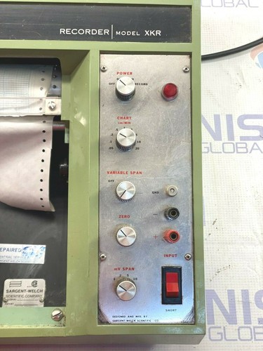 Sargent Welch Scientific Model XKR Recorder - Picture 2 of 5