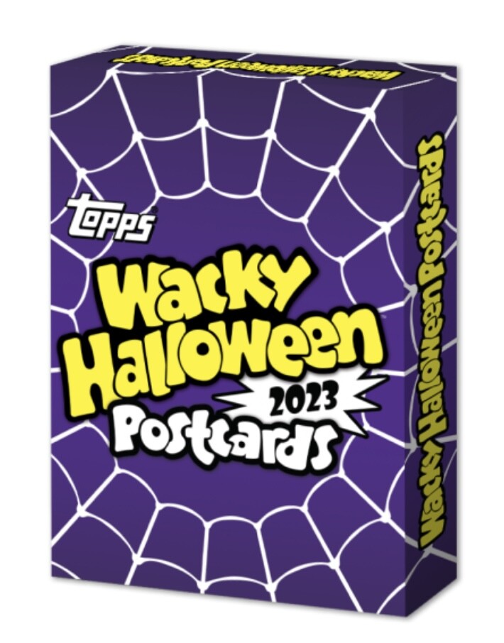 2023 Topps Wacky Packages Postcards Halloween Edition Complete