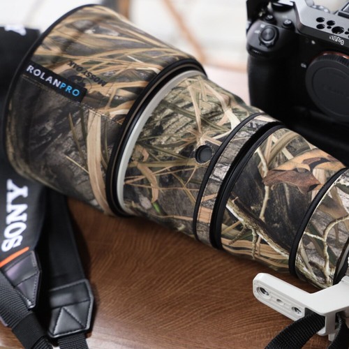 Rolanpro Waterproof camo Lens Cover for SONY FE 300mm F2.8 GM OSS LENS - Picture 21 of 28