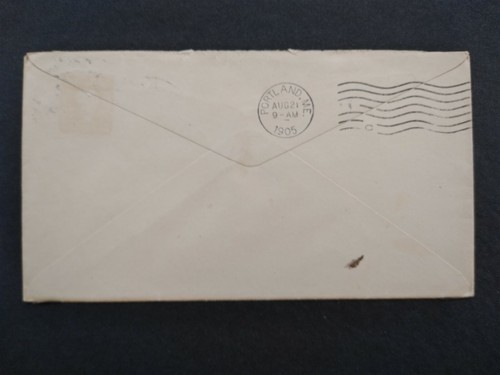 New Hampshire: Jackson 1905 Perkins Cottages Advertising Cover to Portland - Picture 2 of 2