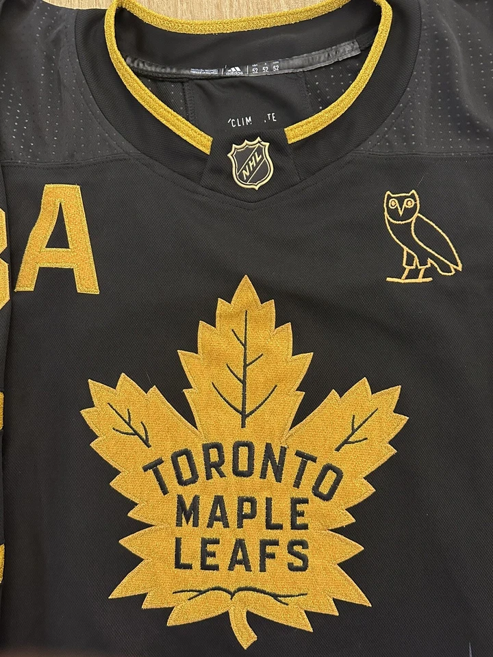 Auston Matthews Signed Authentic Maple Leafs Drake OVO Authentic Jersey PSA COA - Image 4 of 4