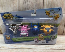 Super Wings Transform a Bots 4 Pack