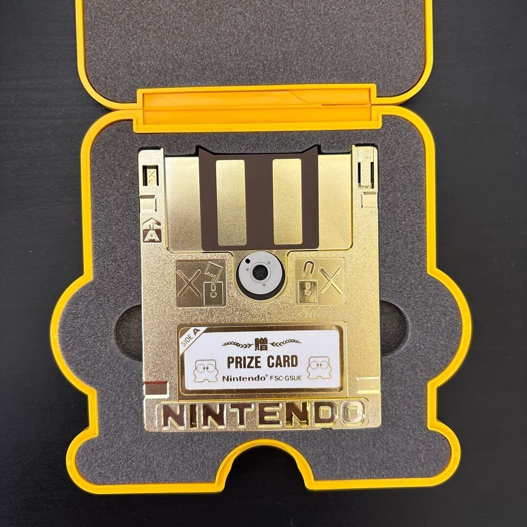 Nintendo Famicom Disk System Gold Golf Special Course Prize Card