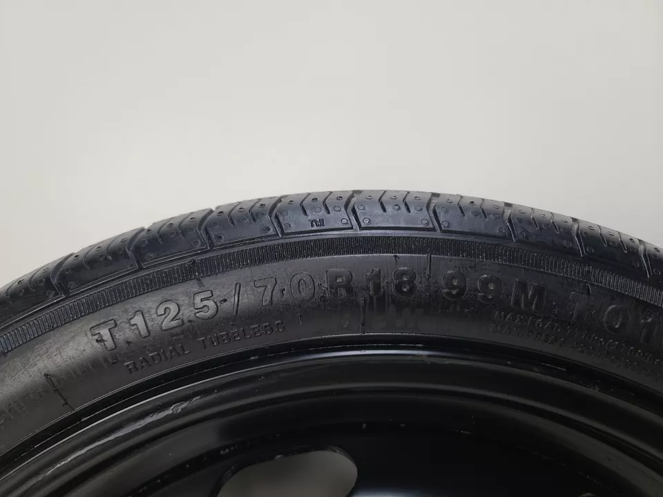 Spare Tire 18" Fits 2000-2015 Audi TT Compact Donut - Image 4 of 4