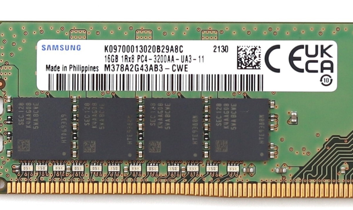 Samsung 16GB 1RX8 PC4-3200AA-UA3-11 Non Ecc Unbuffered Memory