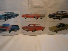Chrysler 65 Imperial Barracuda Plymouth Leaflet Advertising Car Catalog