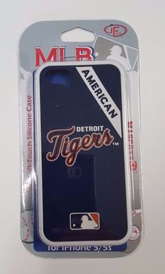 DETROIT TIGERS 3D Silicone Soft Protective Cell Phone Case IPhone 5 / 5s / 5se