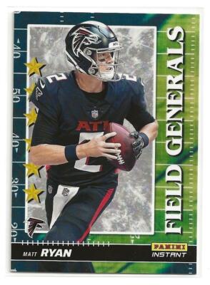 2021 Panini Instant Matt Ryan Field Generals Limited Print Card /2088