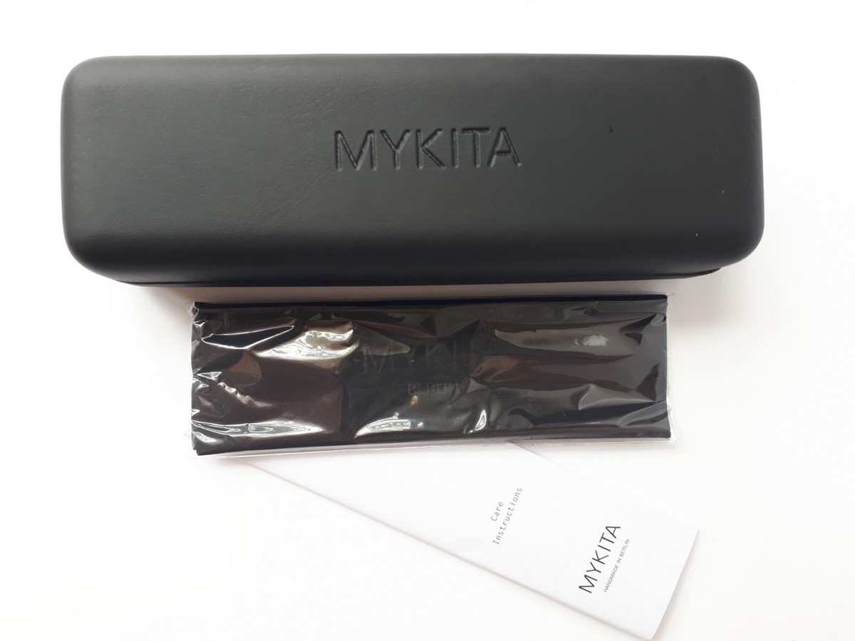 Mykita Eyeglasses silver men women metal rectangle case 