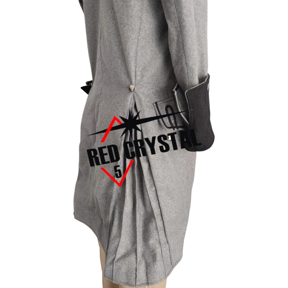 18th Century Pirate Captain Coat With Full Skirted Back and Split Fast shipping - Image 3 of 4