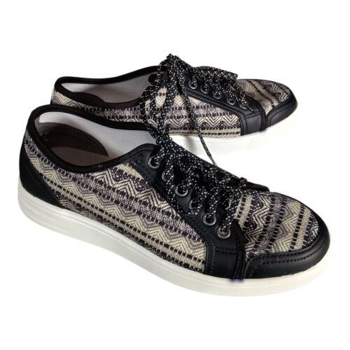 Alegria Sneakers 6 - 6,5 Damen schwarz Traq Stoff Komfort Schnürschuhe Activewear