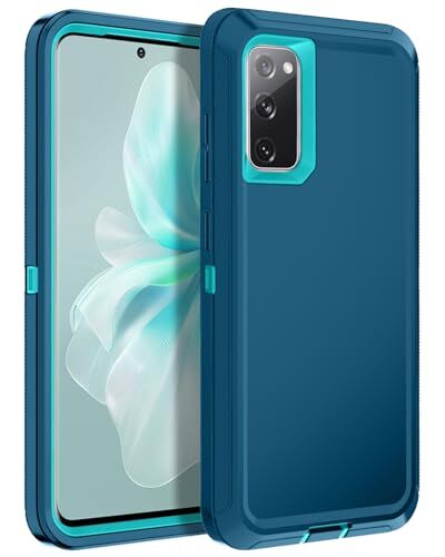 for Samsung Case Heavy Duty Protective Case Galaxy S20 FE 5G Turquoise - Picture 2 of 8