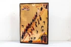 The Ladder of Divine Ascent, Byzantine Art Wall Hanging Handmade Greek Orthodox