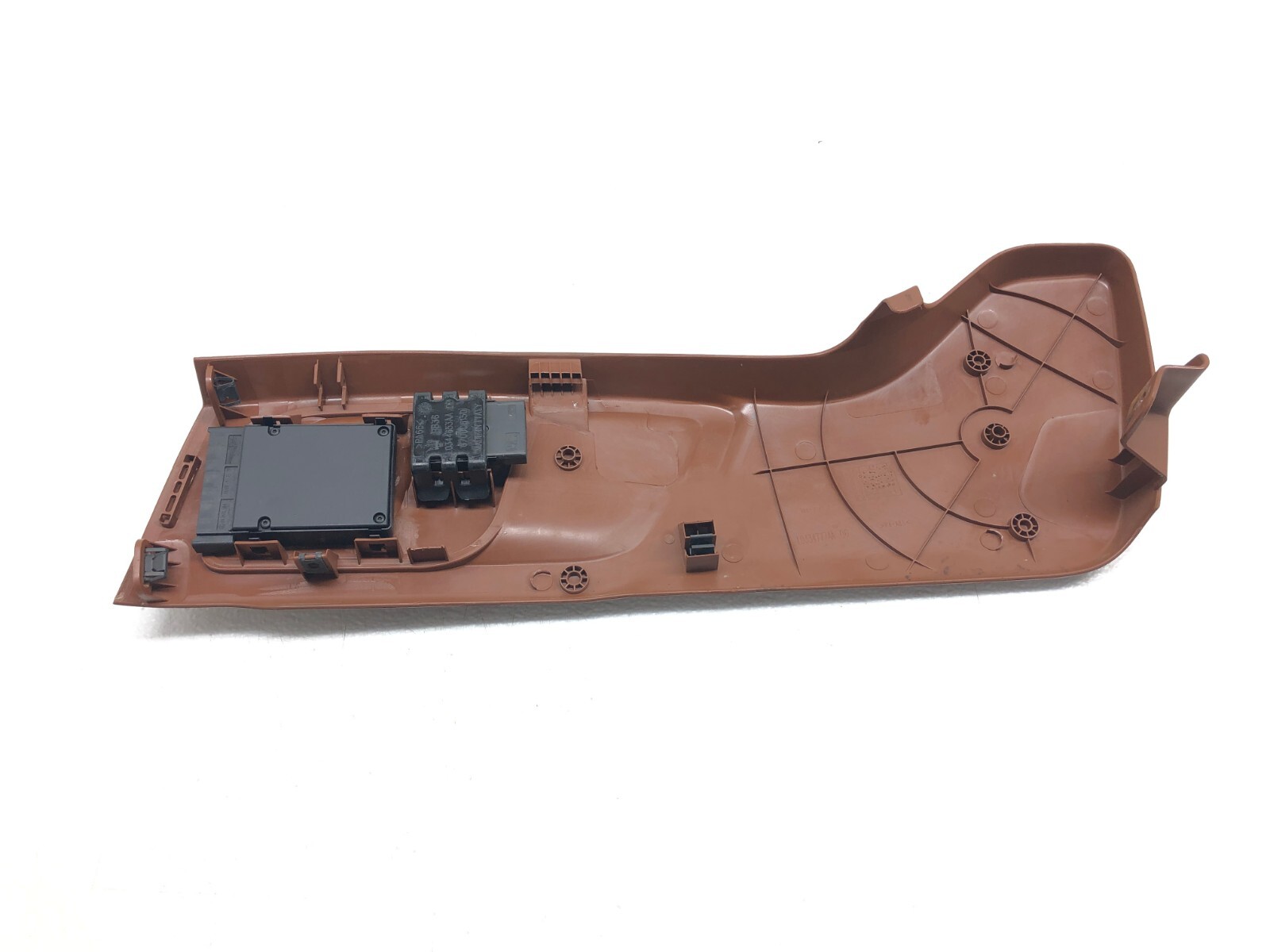 2017-2019 MASERATI LEVANTE RIGHT PASS FRONT SEAT TRIM W/ SWITCH OEM CUOIO BROWN