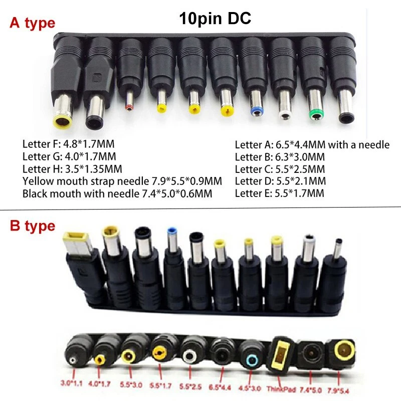 Adjustable AC TO DC 12V 15v 16v 18v 19v 24V 20V Power supply Adapter For pc - Image 4 of 4