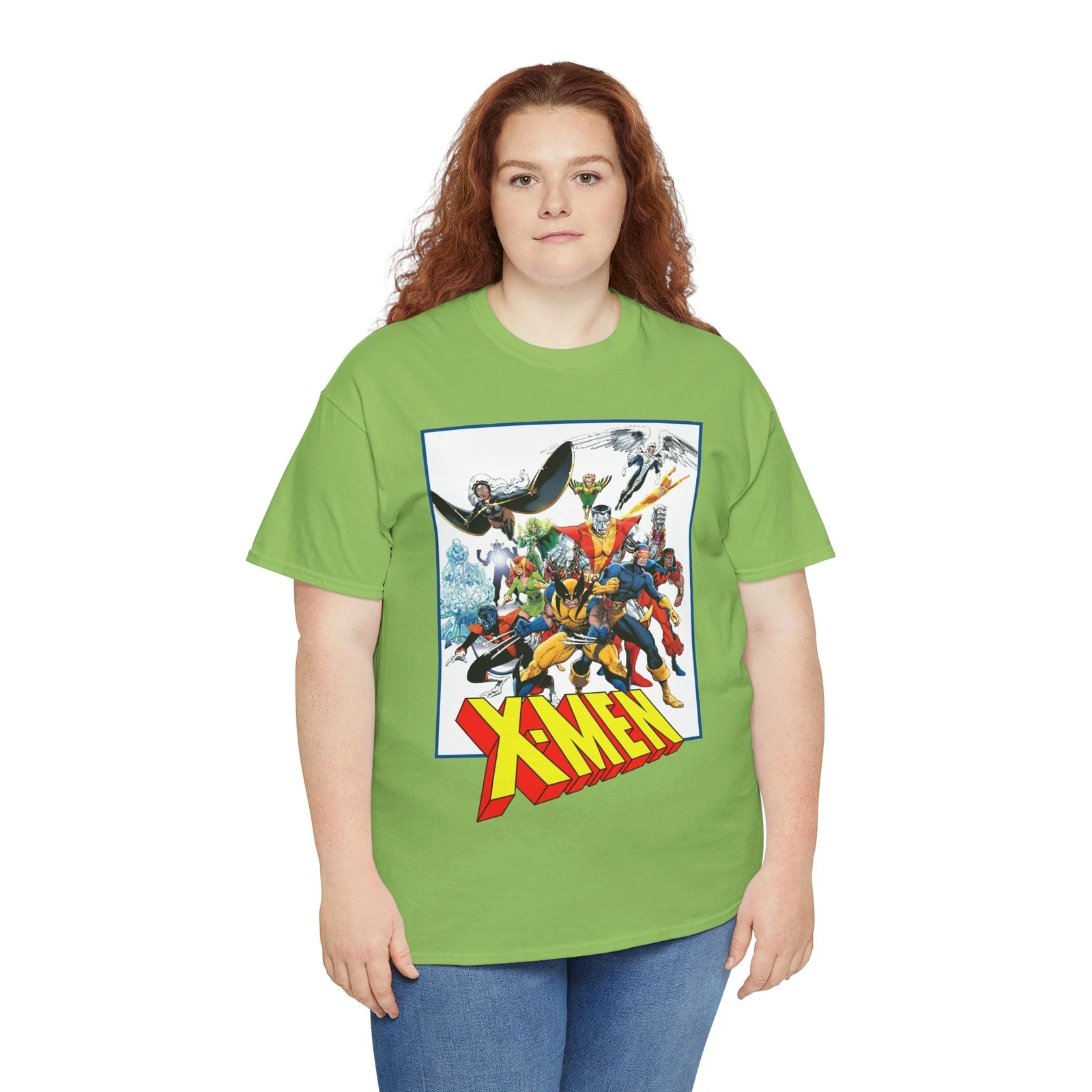 X-Men T-Shirt - Classic Arthur Adams Art - Marvel Comics - Wolverine, Colossus